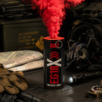 Enola Gaye Extreme Output Airsoft Wire Pull Large Smoke Grenade - EG18X-Red