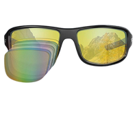 Bulldog Polarized Sports Sunglasses For Men Women Durable Frame Sun Glasses For Driving Cycling Baseball Running Golf Silver Mirror Type 2