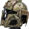 Medieval Iron Warrior Full Head Coverage Helmet / Mask / Goggle Protective System - Camo - HL-97-CP