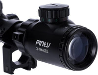 PRO RIFLE SCOPE WITH DUAL RED/GREEN ILLUMINATED WITH SCOPE MOUNT &#8211; 3-9x40EG