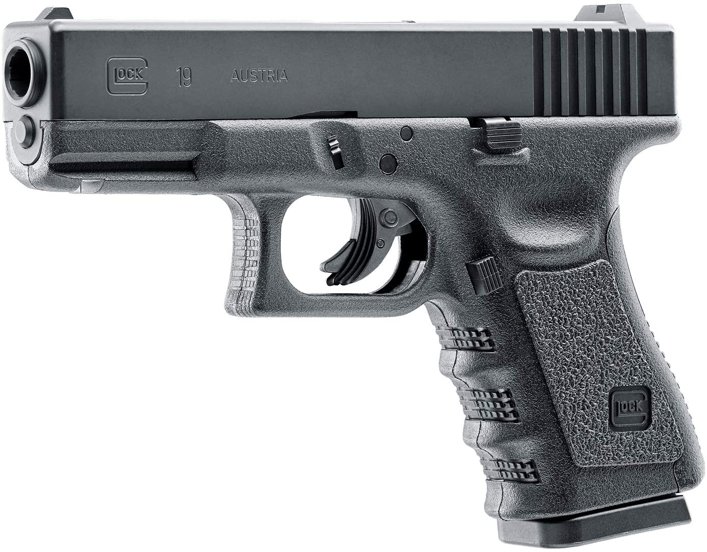 GLOCK G19 GEN 3 .177 4.5MM CO2 Non Blowback Air Pistol &#8211; 2255200