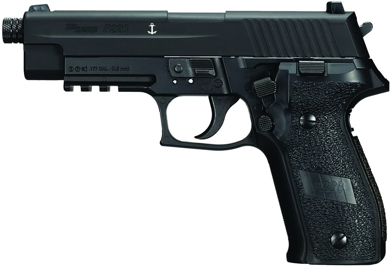 Sig Sauer P226 Air Pellet Pistol CO2 Blowback 0.177 Cal &#8211; AIR-226F-177-12G-16-BLK