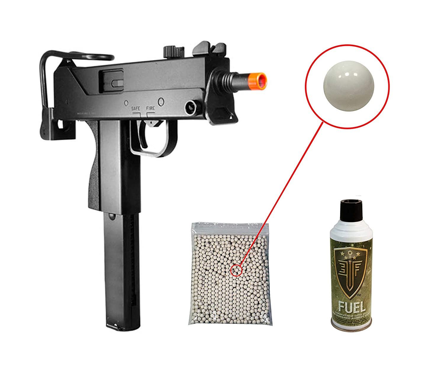 KWA M11A1 SMG NS2 Gas Blowback Airsoft &#8211; 102-00981