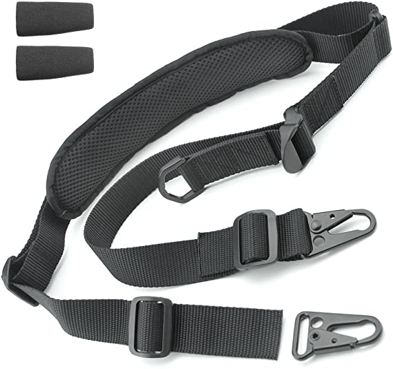 2 Point Tactical Rifle Gun Sling &#8211; D020-BLACK