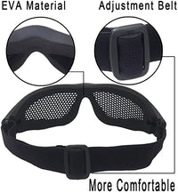 AIRSOFT MESH SAFETY GOGGLES – BLACK – MA-02-BK