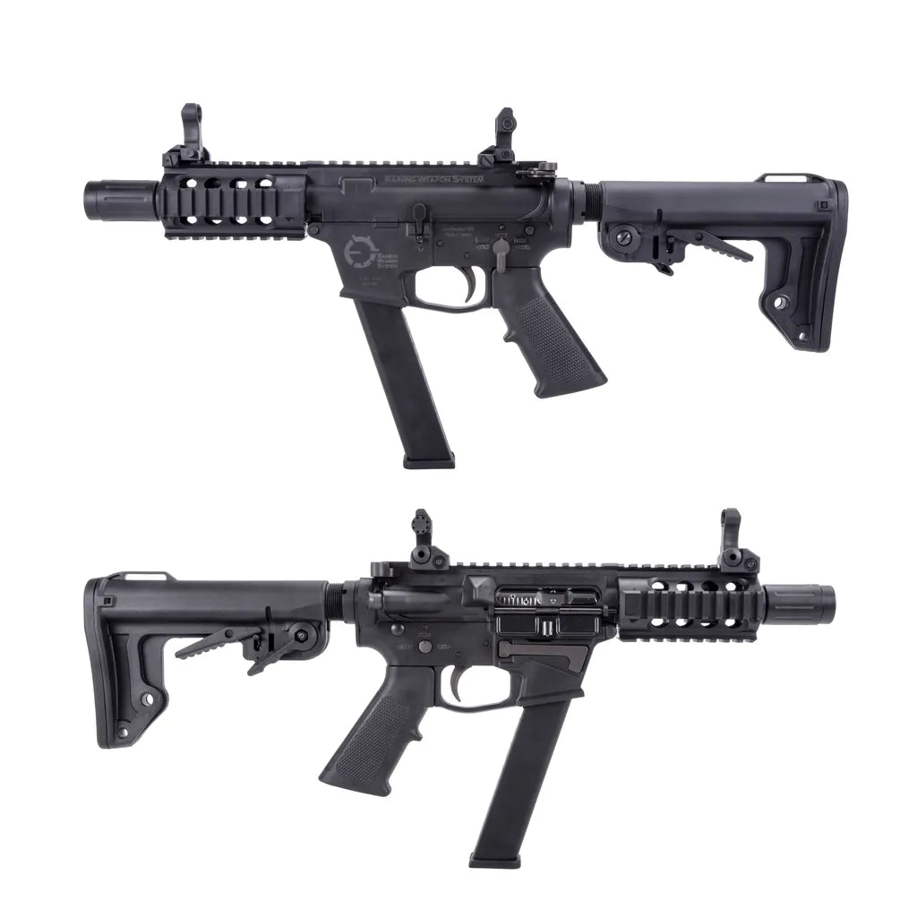 Bulldog TWS 9mm SBR GBB Lite Airsoft Rifle - Black - Trimex
