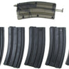 5PCS OF 140 ROUNDS M4 MID CAP POLYMER MAGAZINE SET BLACK WITH 500 ROUNDS SPEED LOADER SM4-108BK