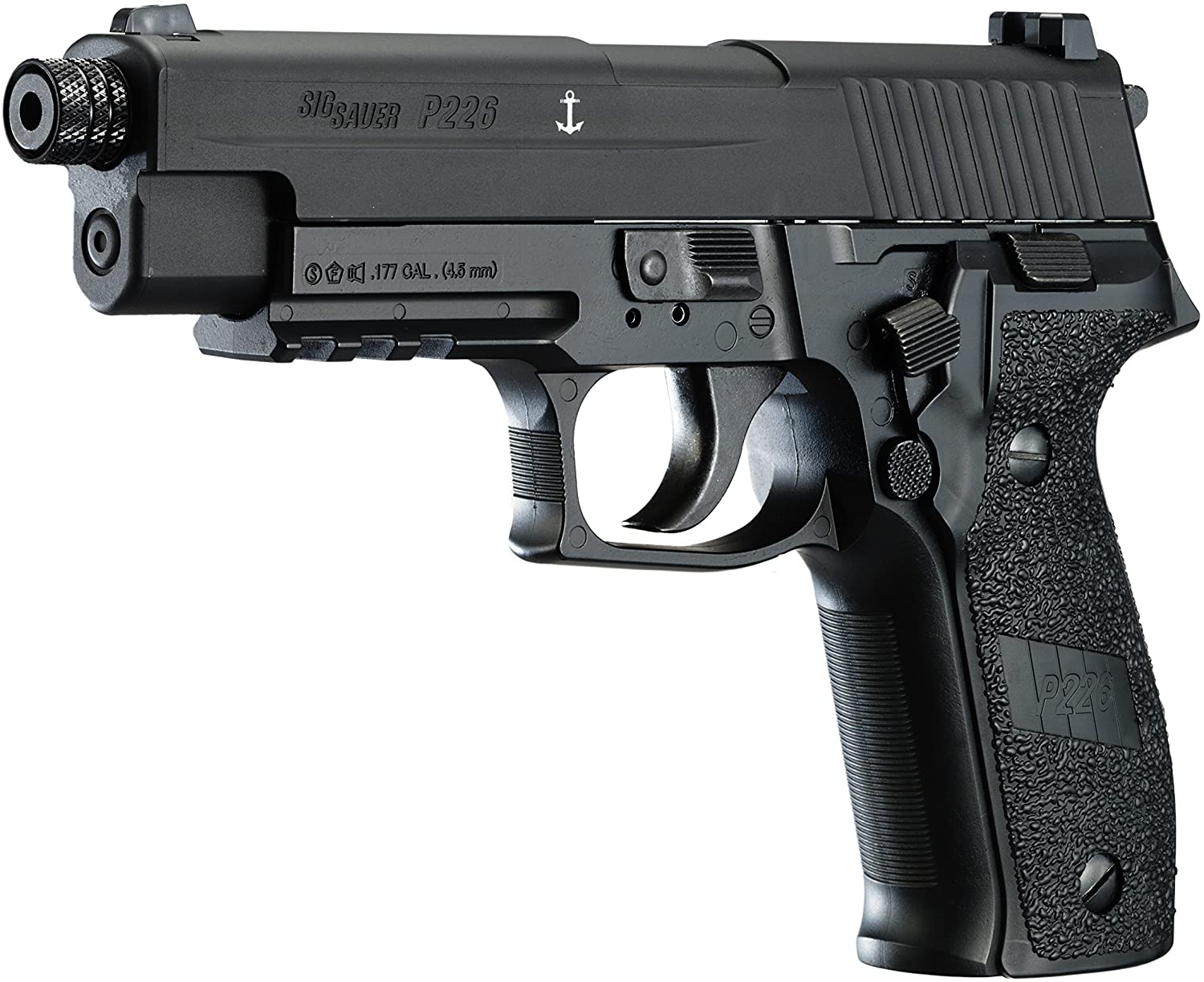 Sig Sauer P226 Air Pellet Pistol CO2 Blowback 0.177 Cal &#8211; AIR-226F-177-12G-16-BLK