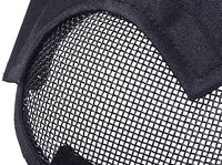 AIRSOFT FENCING SAFETY MESH MASK FULL FACE AND EARS PROTECTION BLACK MA-19-BK
