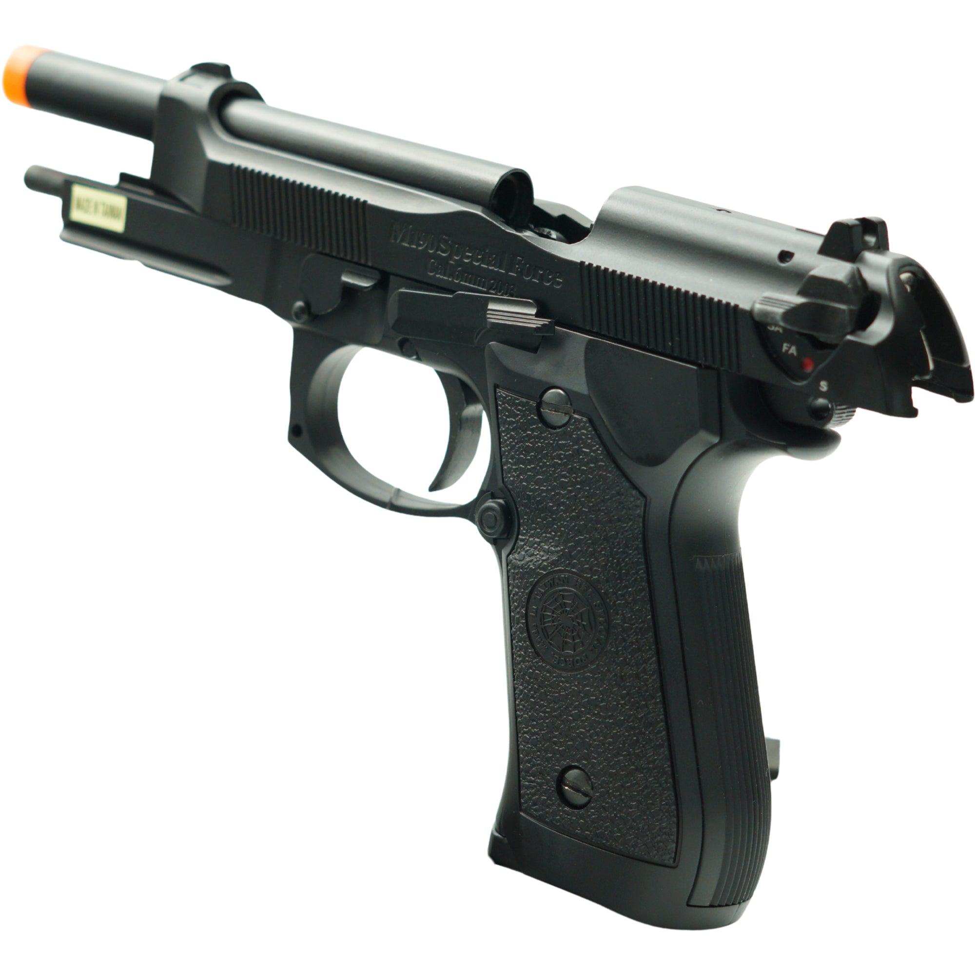 HFC Gas Powered Revolver/ 6 Pack Shells Black