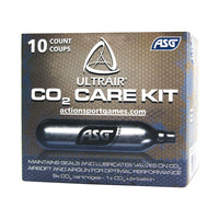 ASG ULTRAIR 12GR. CO2 CARTRIDGE 10 PCS (9 STD./1 LUBRICATED) BY ASG &#8211; ASG-19237