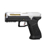 HFC AG-17 BLACK & SILVER GAS BLOWBACK AIRSOFT PISTOL HG182ASSB-C