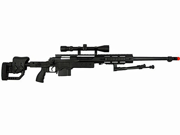 WELL Spring Powered Bolt Action Airsoft Sniper Rifle &#8211; MB4411D