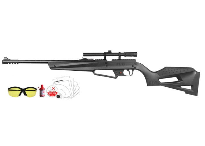 UMAREX NXG APX MULTI PUMP .177 CAL PELLET AND 4.5mm STEEL BB GUN AIR RIFLE AIRGUN KIT w/4&#215;15 SCOPE &#8211; 2251601