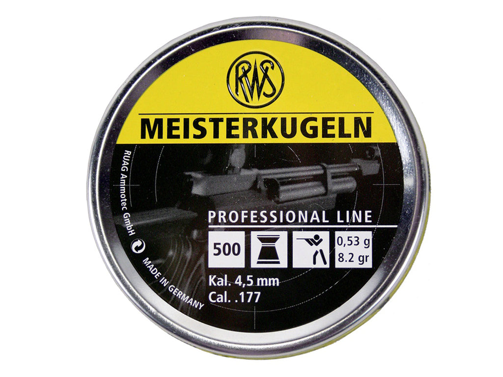 RWS MEISTERKUGELN PRO LINE .177 500 CT AIR GUN AMMO 2315030