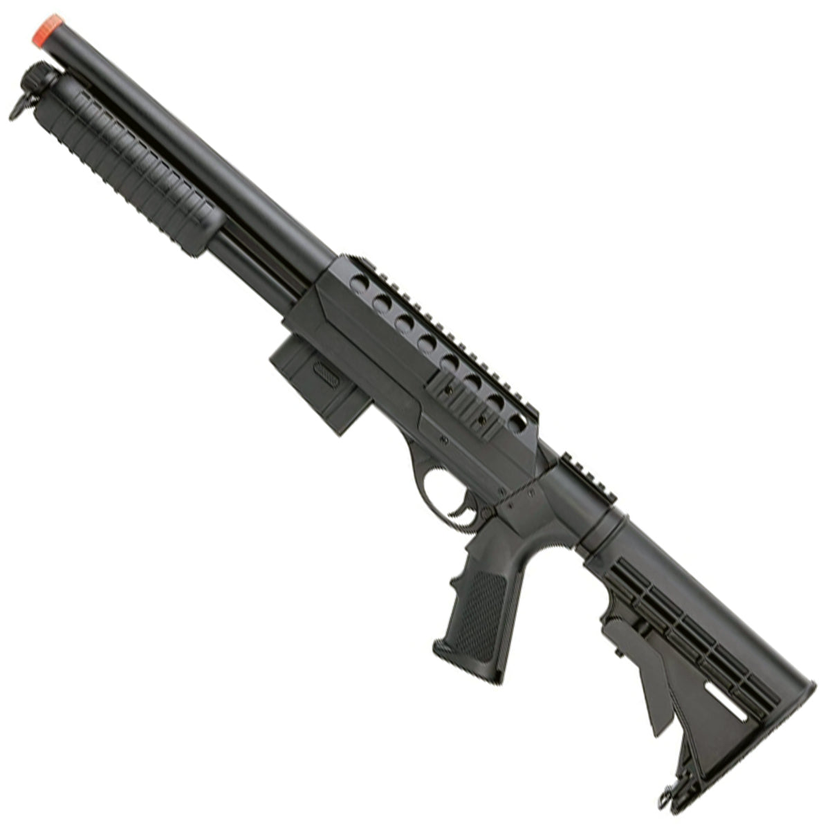 Double Eagle M47-D1 Pump Action Spring Airsoft Shotgun - M47-D1
