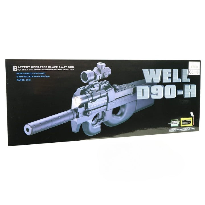 WELL D90H Semi/Full Auto Airsoft SMG P90 Style &#8211; D90H