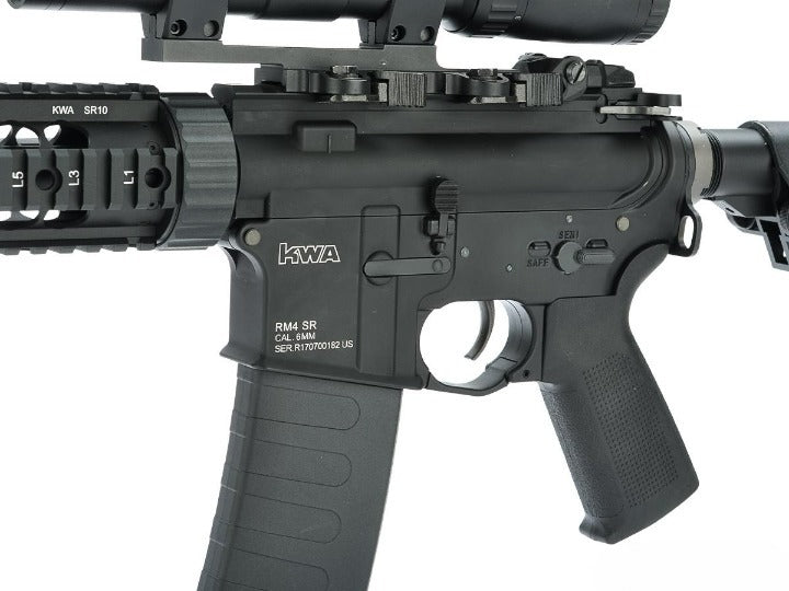 KWA Airsoft AEG3 RM4 SR10 Electric Blowback Rifle &#8211; 106-00303