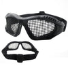 AIRSOFT MESH SAFETY GOGGLES - BLACK - MA-02-BK