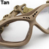 SHOOTING PROTECTIVE GOGGLE(GLASSES MODEL)(ADAPT TO FAST HELMET) MA-76-T