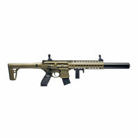 SIG SAUER MCX FULL METAL PELLET AIR RIFLE BLK CO2 POWERED 0.177 CAL TAN &#8211; AIR-MCX-177-88G-30-FDE