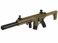 SIG SAUER MCX FULL METAL PELLET AIR RIFLE BLK CO2 POWERED 0.177 CAL TAN &#8211; AIR-MCX-177-88G-30-FDE